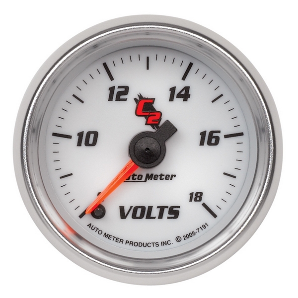 2-1/16" VOLTMETER, 8-18V, C2